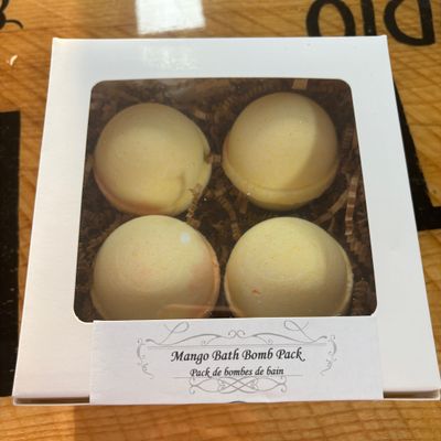 Mango Bath Bomb 4 Pack