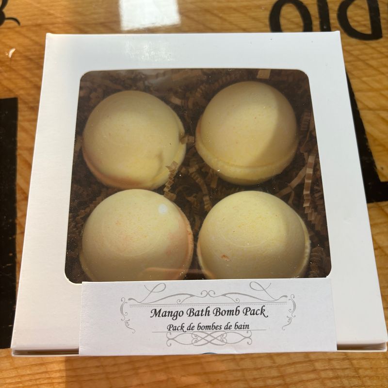 Mango Bath Bomb 4 Pack