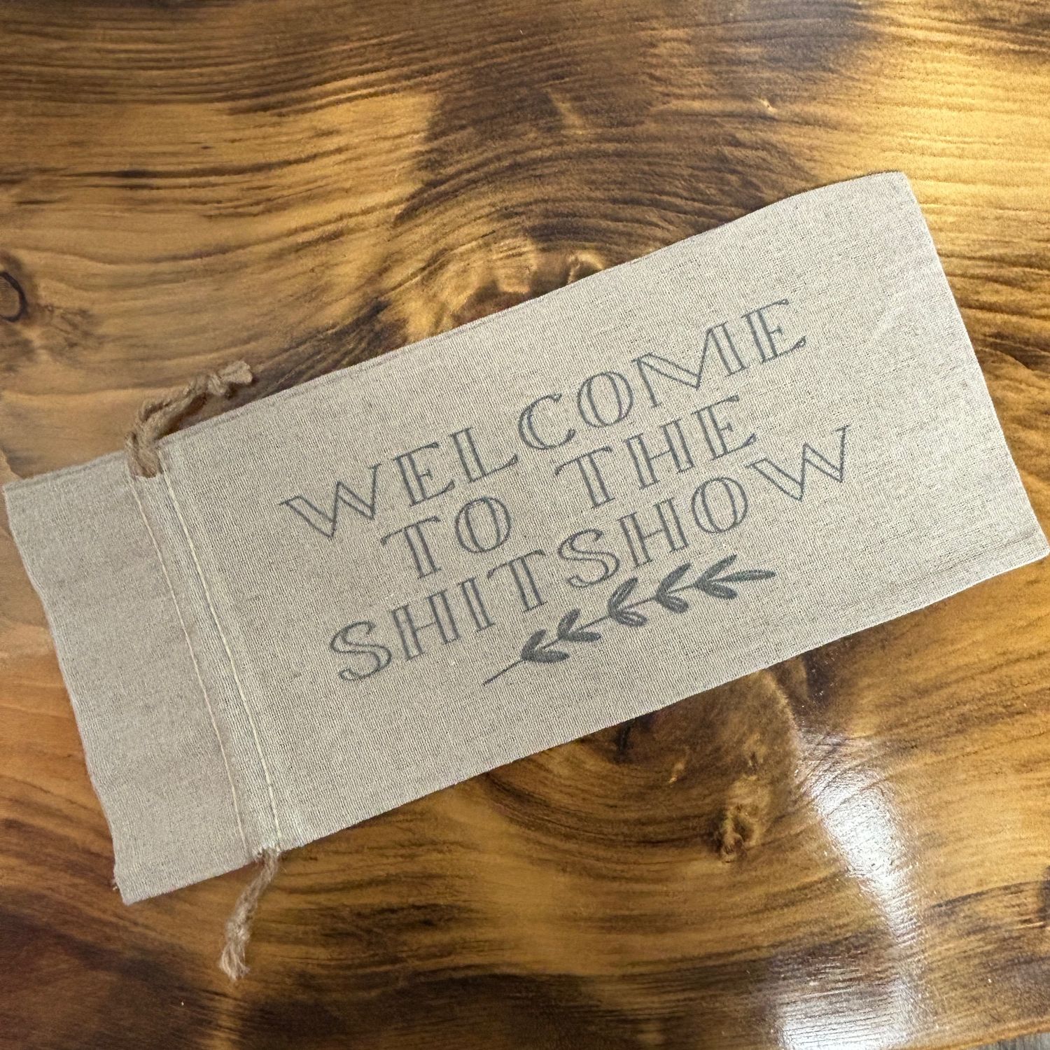 Welcome To The Shitshow Wine Bag