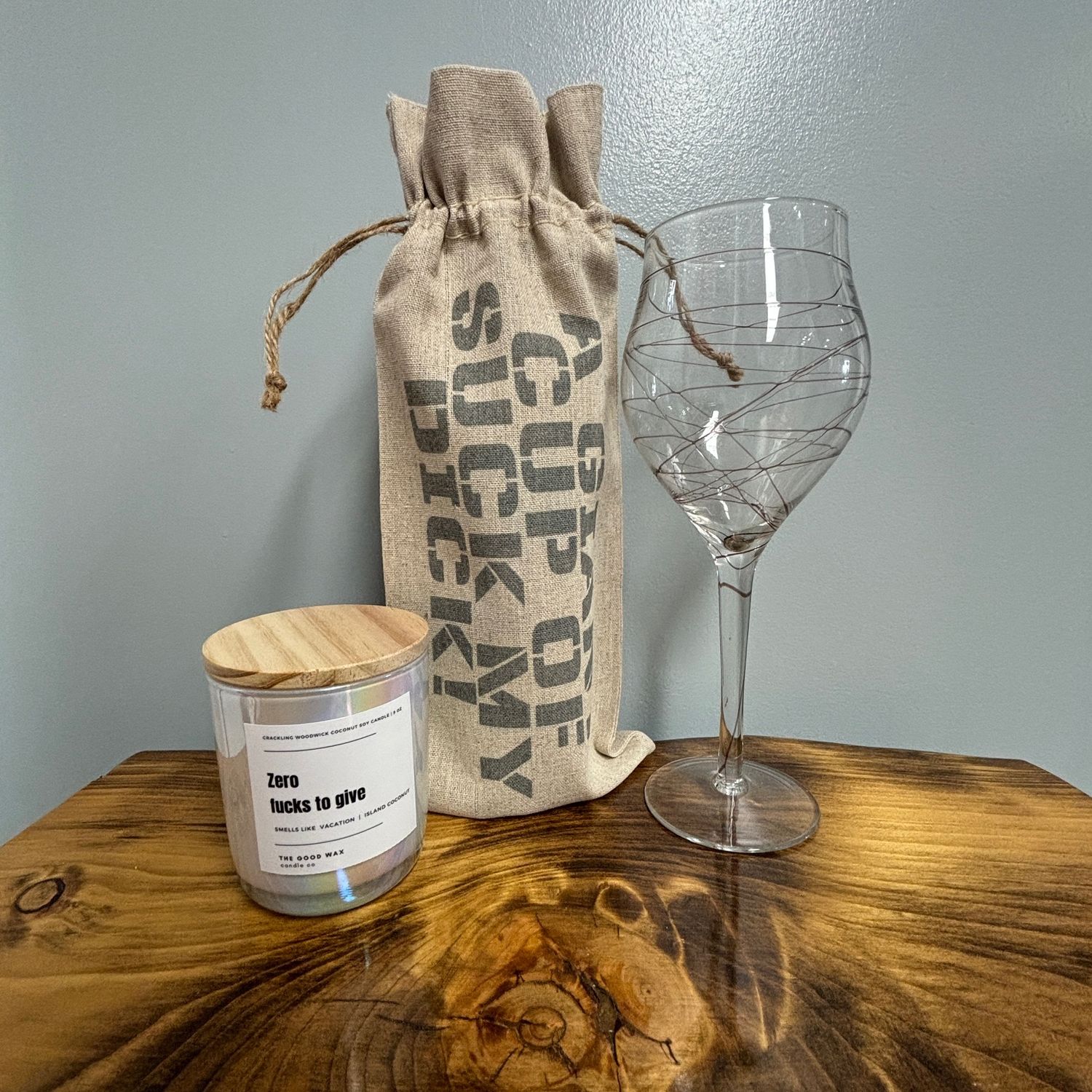 A Giant Cup of Suck My Dick Wine Bag
