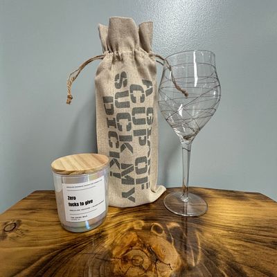 A Giant Cup of Suck My Dick Wine Bag