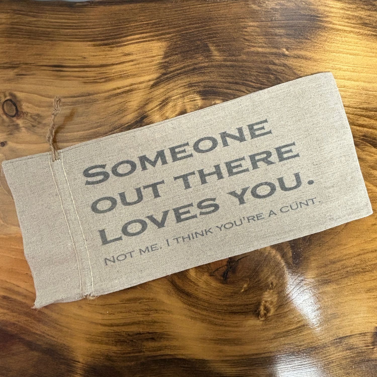 Someone Out There Loves You Wine Bag