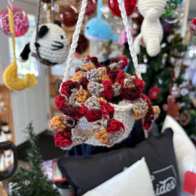 Potted Plant Crochet hanger