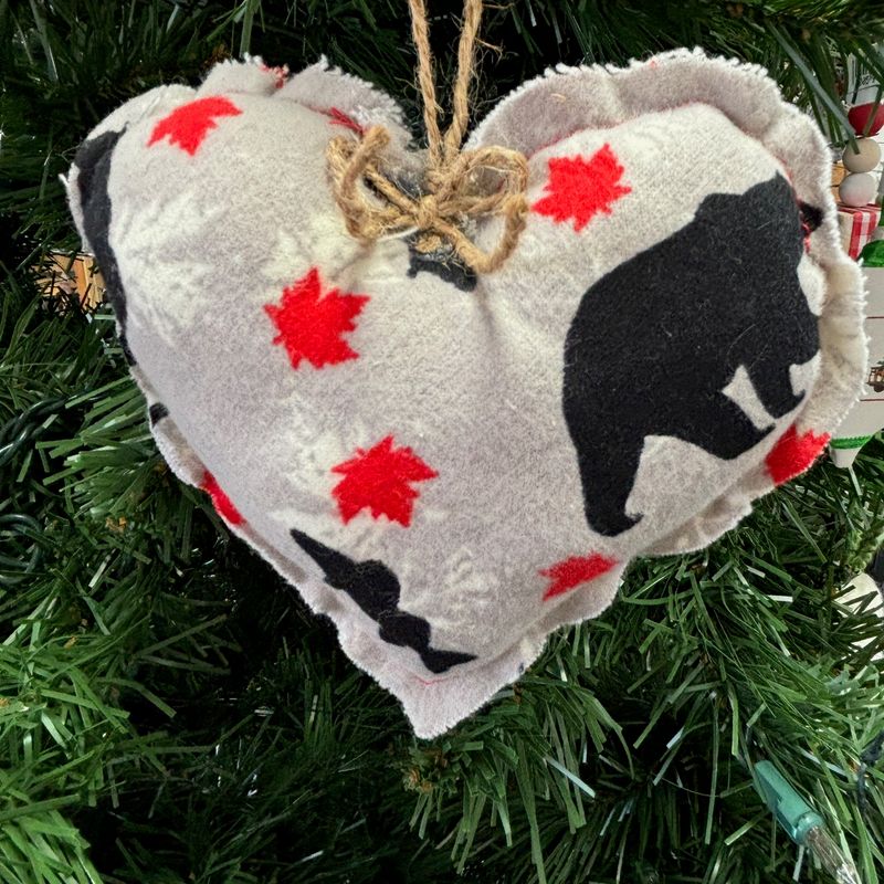 Canada Heart Ornament