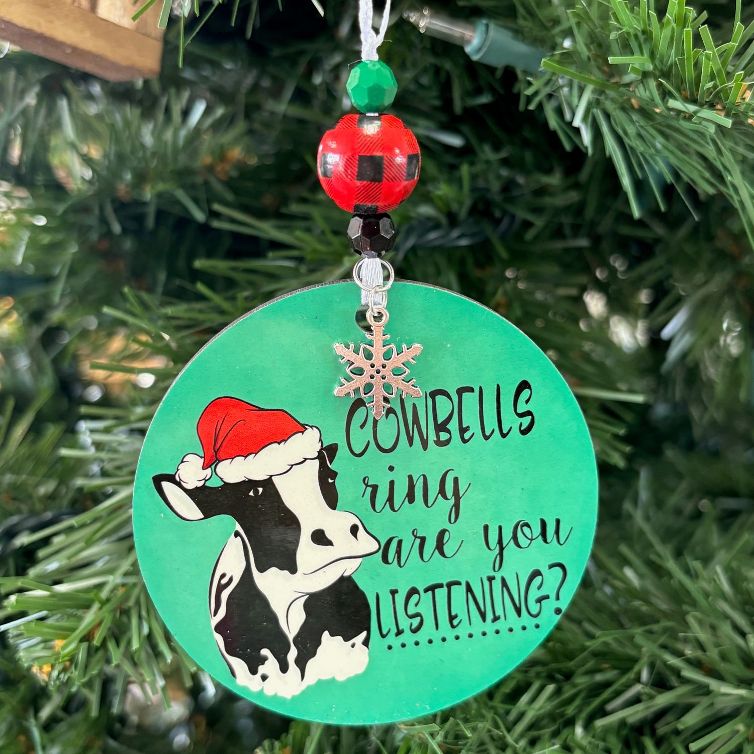 Cowbells Ring Ornament