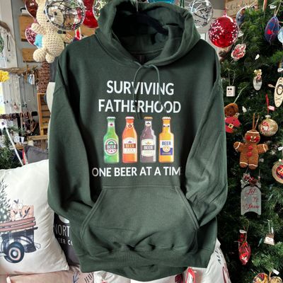 Surviving Fatherhood One Beer At A Time Design for Shirt