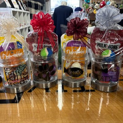 Heart Pawprint Pet Treat Jar