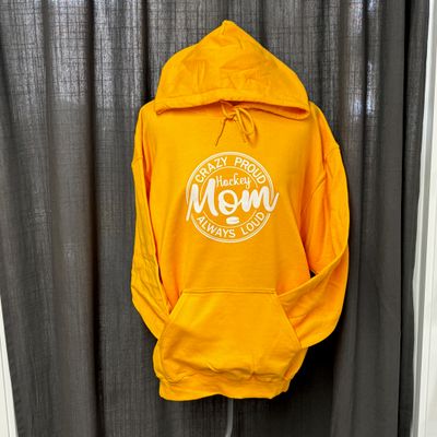 Crazy Proud Hockey Grandma/Mom/Nana design for shirt