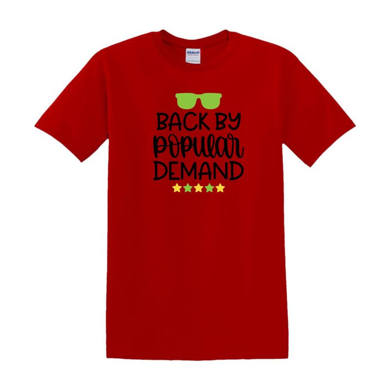 Back By Popular Demand Design for Youth Shirt