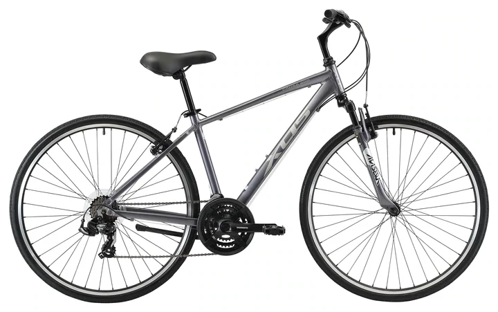 XDS CROSS 200 21SP MEN&#39;S 700C HYBRID CITY COMMUTER BIKE // GRAPHITE