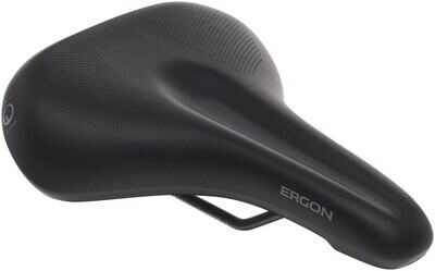 Ergon ST Gel Saddle - Chromoly, Black, Women&#39;s, Small/Medium