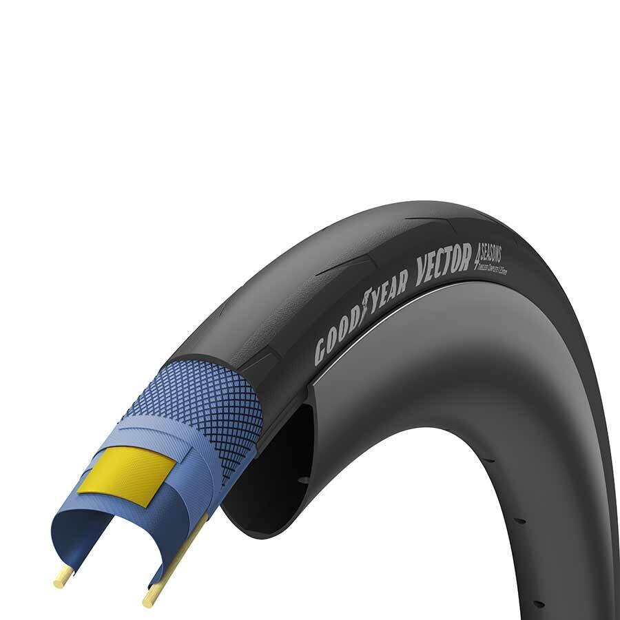 Vector 4-Seasons Tubeless Tire, 700 x 28c - Black