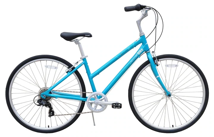 XDSBIKE EXPLORER CT 7SP WOMEN&#39;S 700C STEP-THROUGH HYBRID CITY COMMUTER BIKE // BLUE