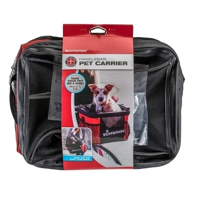 SCHWINN RASCAL PET BASKET BLACK/RED