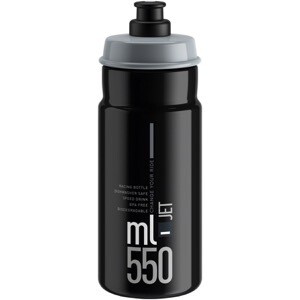 ELITE BOTTLE, JET CLEAR 550ml w/GREY LOGO