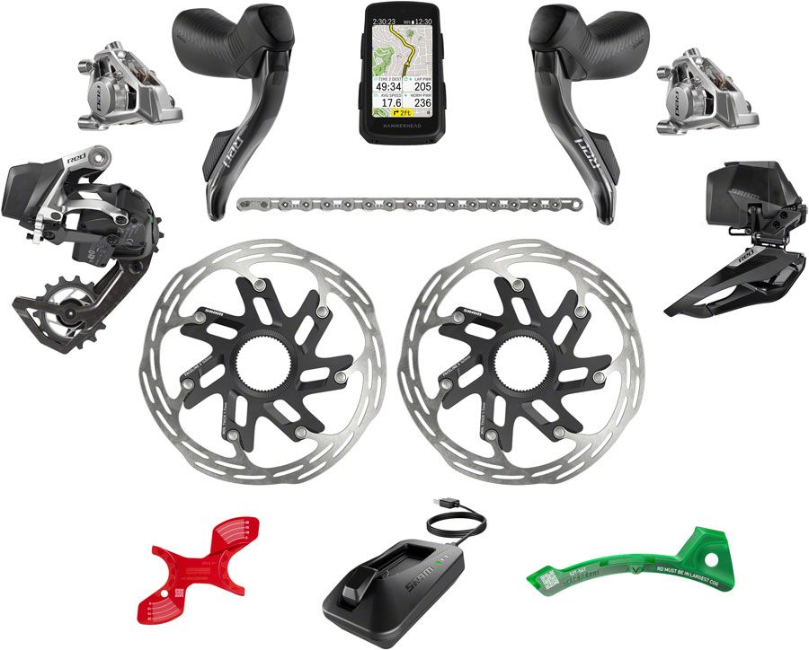 SRAM Red eTap AXS Road Groupset  2x12-Speed HRD Hammerhead Karoo