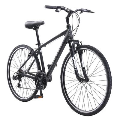 XDS CROSS 200 21SP MEN&#39;S 700C HYBRID CITY COMMUTER BIKE // MATTE BLACK