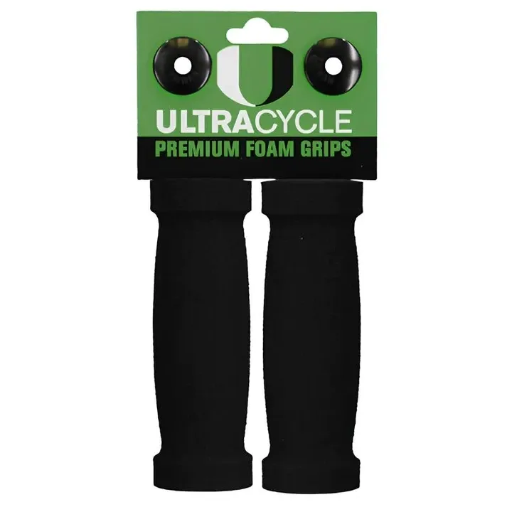 ULTRACYCLE Foam Comfort Mtb Black Grips 125mm