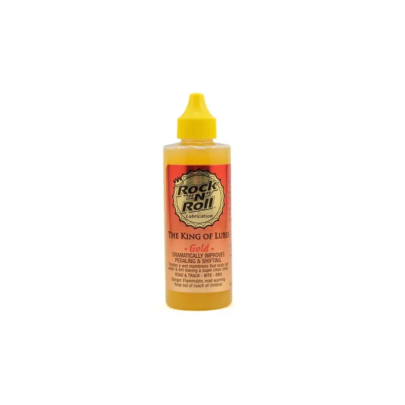 Rock-N-Roll Gold Lube Squeeze Bottle: 4oz