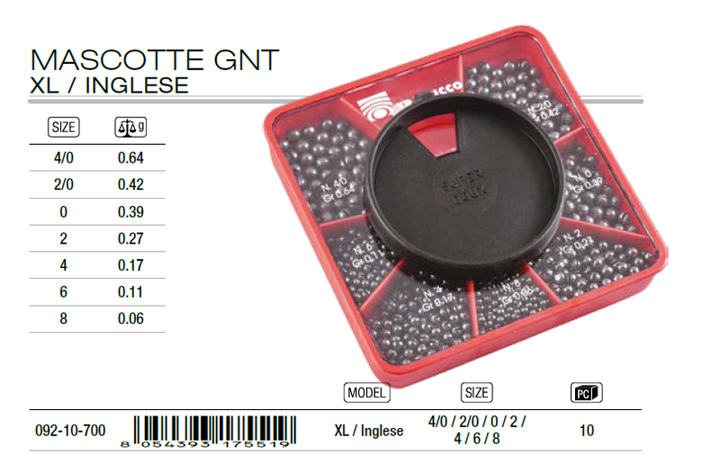 Trabucco GNT Match Shot * XL/Inglese   *092-10-700