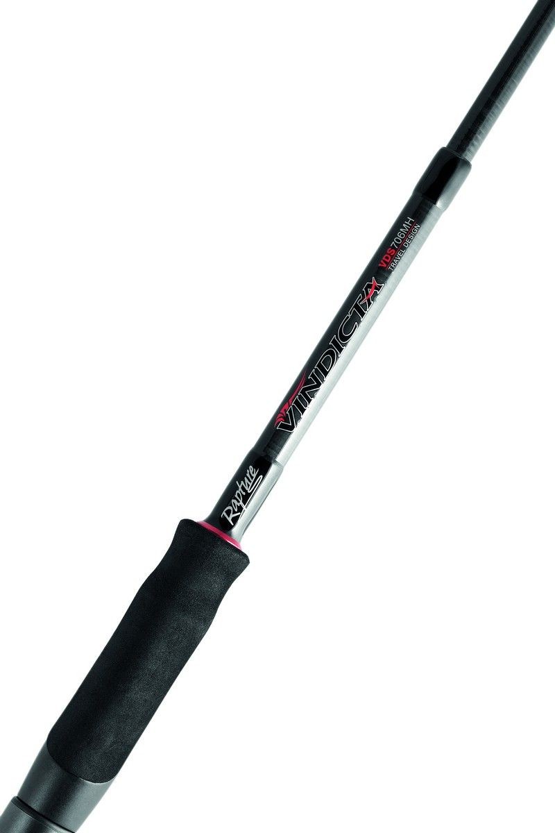 Vindicta, Action / Length /Power and Lure Wt.: 7’0” (2,10 m) / MH (10-30 g) * 126-59-430