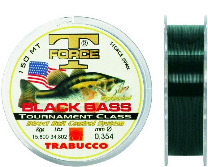 T-Force Black Bass, Kg / Lb - Ø Diameter: 6,95 Kg / 15,31 Lb  - 0,220 Ø Diameter *053-05-220