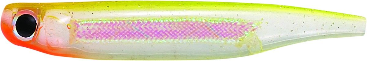 Mini Minnow SHAD TAIL, Color: Clown Chartreuse 2 inch  *187-99-075