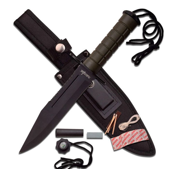 Survivor Fixed Blade 12.5&quot; MC-HK-786GN