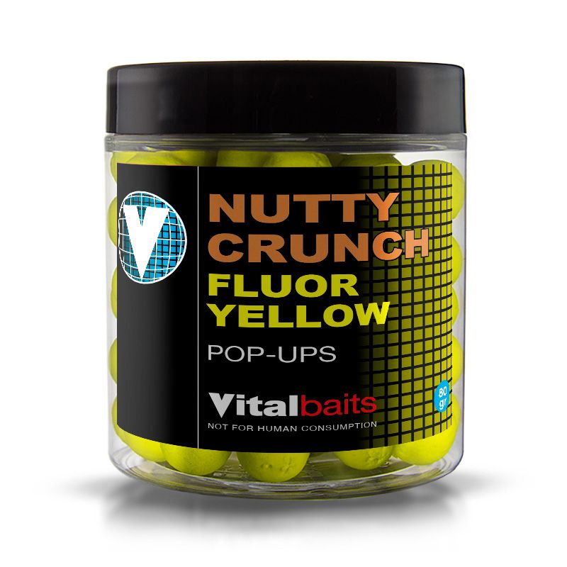 Pop-ups Nutty Crunch, Flavour: Nutty Crunch Fluor Yellow 18 mm * 04-0039