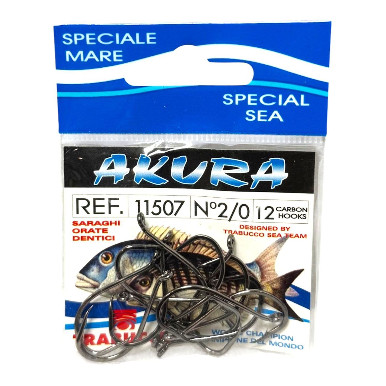 Trabucco AKURA 11507 Special Sea, Size: Size N 2/0  12pcs.  * 026-55-008