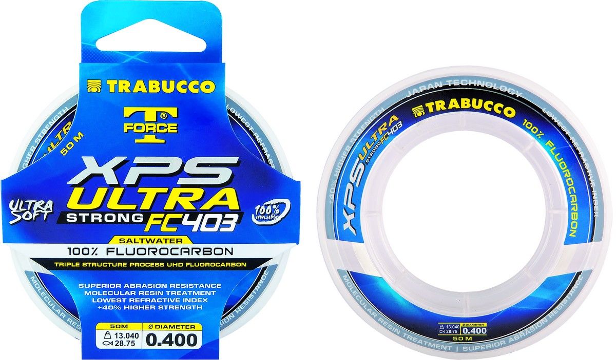 Trabucco XPS Ultra FC403 Salt Water, Kg / Lb - Ø Diameter: 10,110 Kg / 22,29 Lb - 0,330 Ø Diameter * 053-39-330