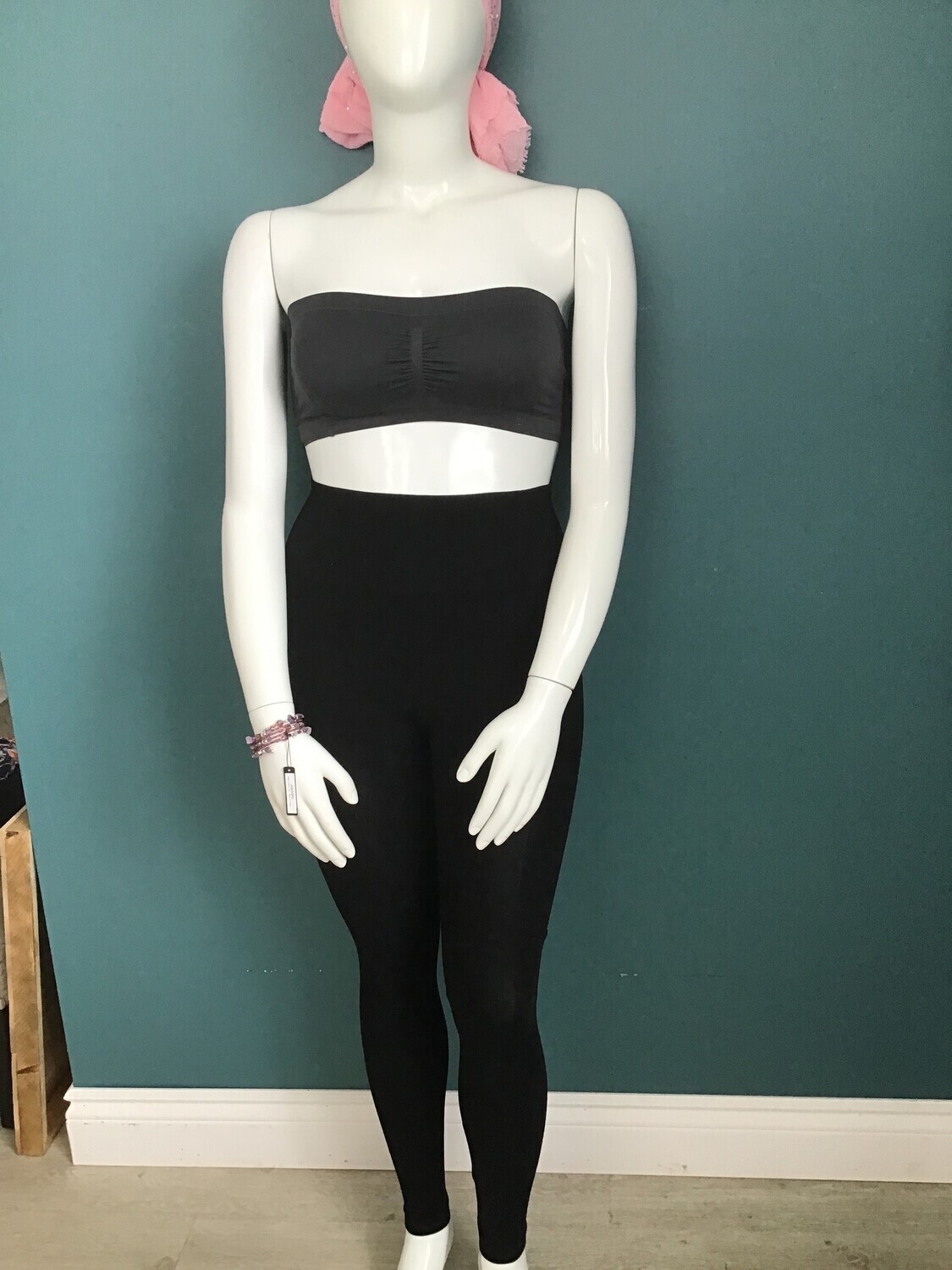CEBPY1006 High-Waist Full Length, Color: Black, Size: One Size
