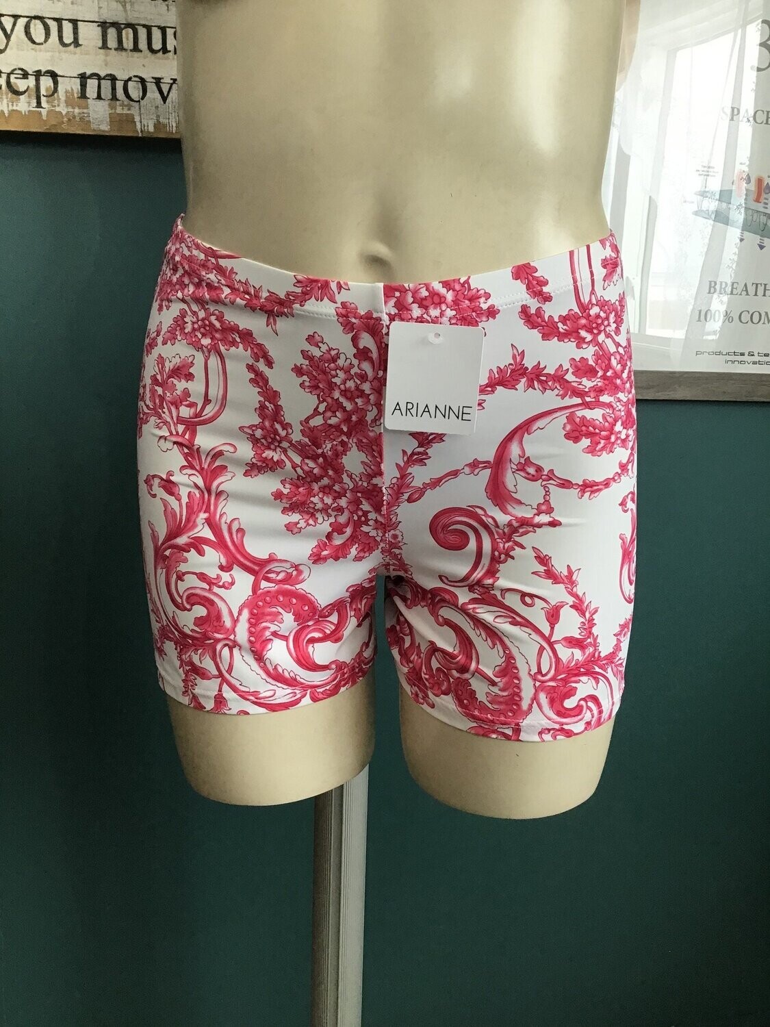 4040- Boxers , Color: Pink/White, Size: Small