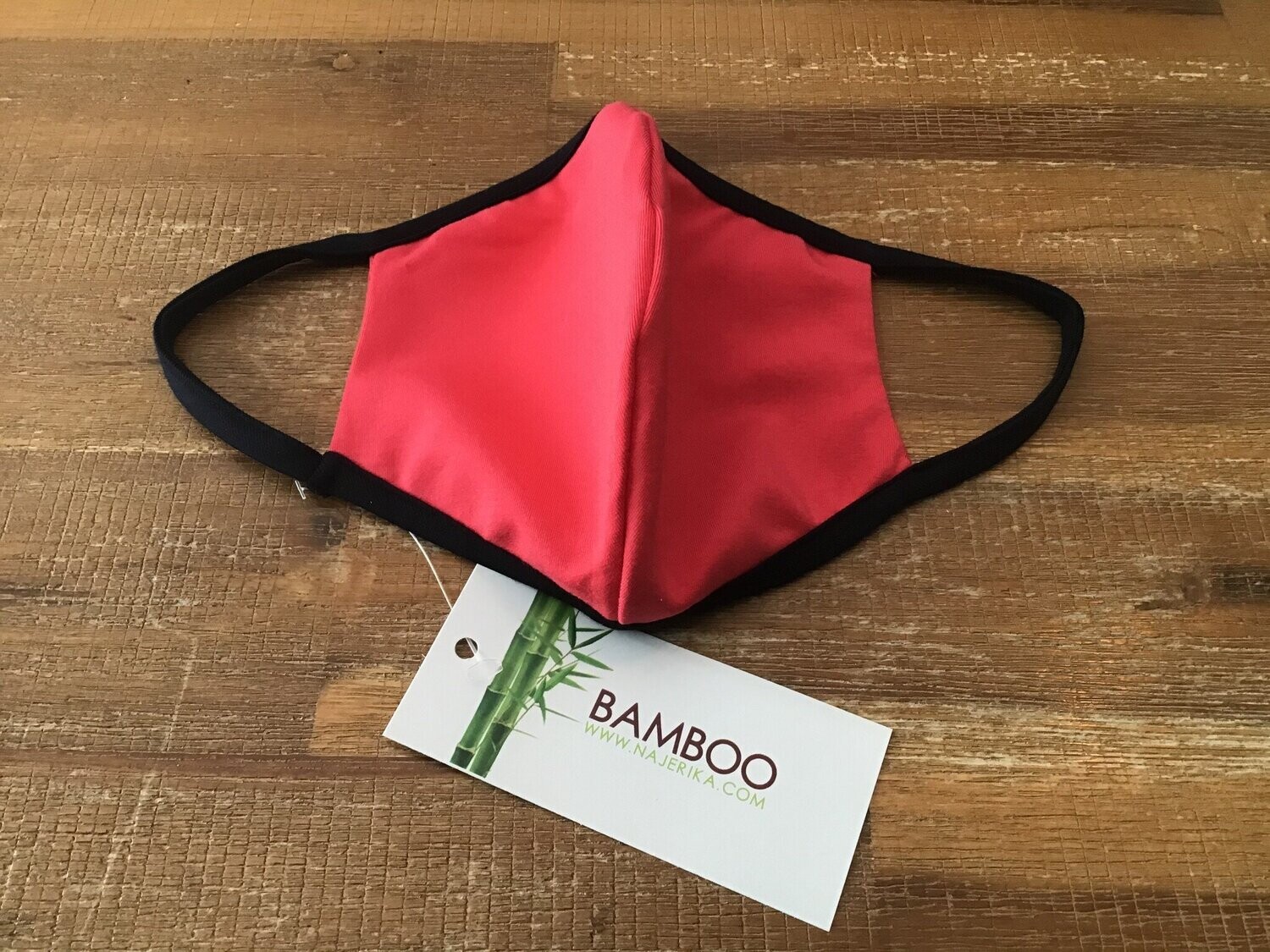 Najerika 5”Mask, Color: Dark Pink