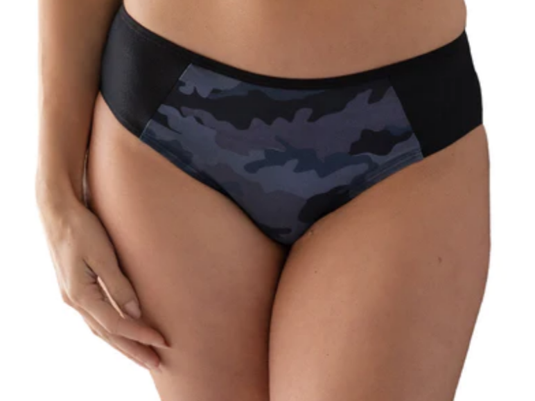 U9682 Pauline Bikini, Color: Blue Camo, Size: Small