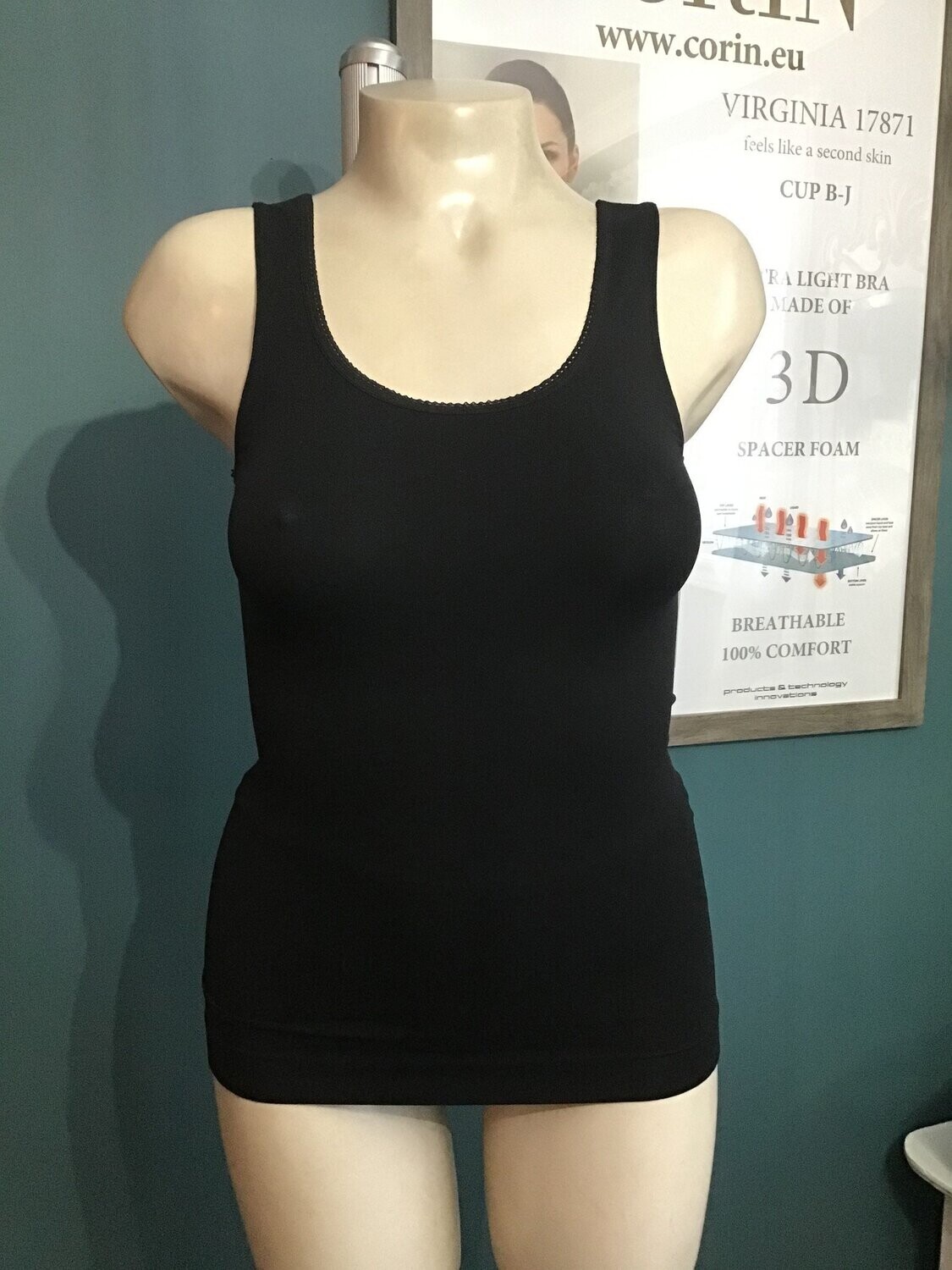 BH1608 The Street Smart Cami, Color: Black, Size: S