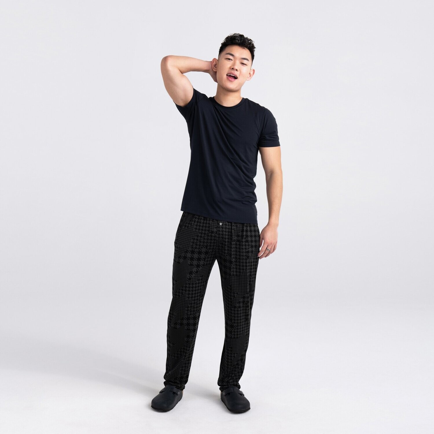 SXC67- 22nd Century Silk Tee, Color: Black, Size: Medium