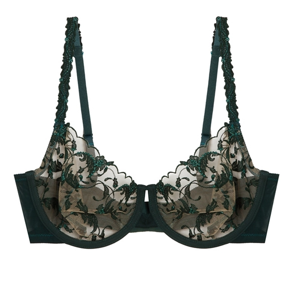 Dramatic Interlude Bra 855379, Color: 303 Scarab, Size: 36C