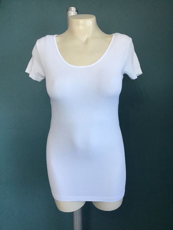 CEBT1205 S/S Scoop Neck Top