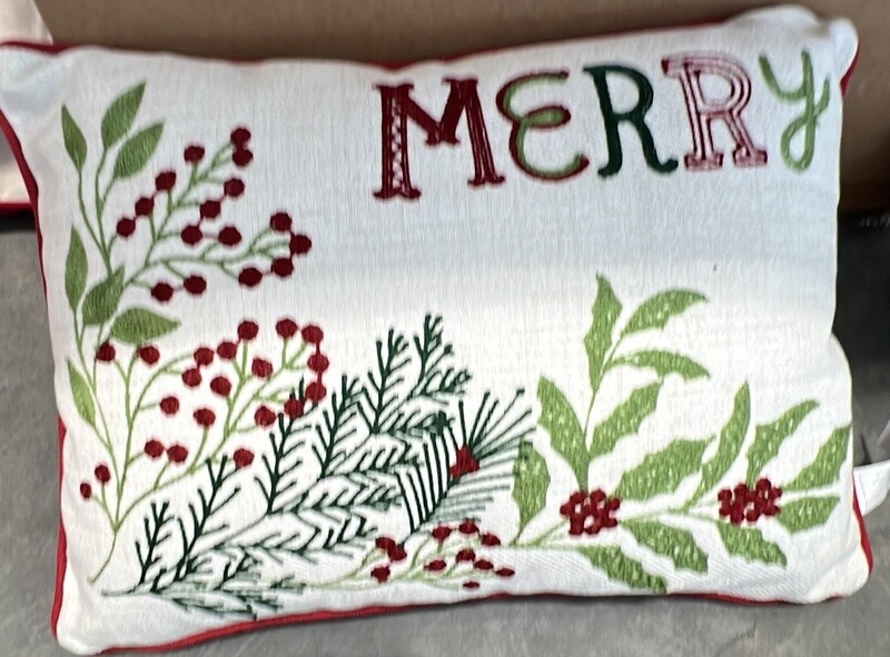 Merry Holly cushion
