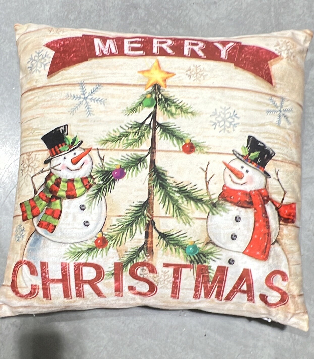Merry Christmas Light-up pillow