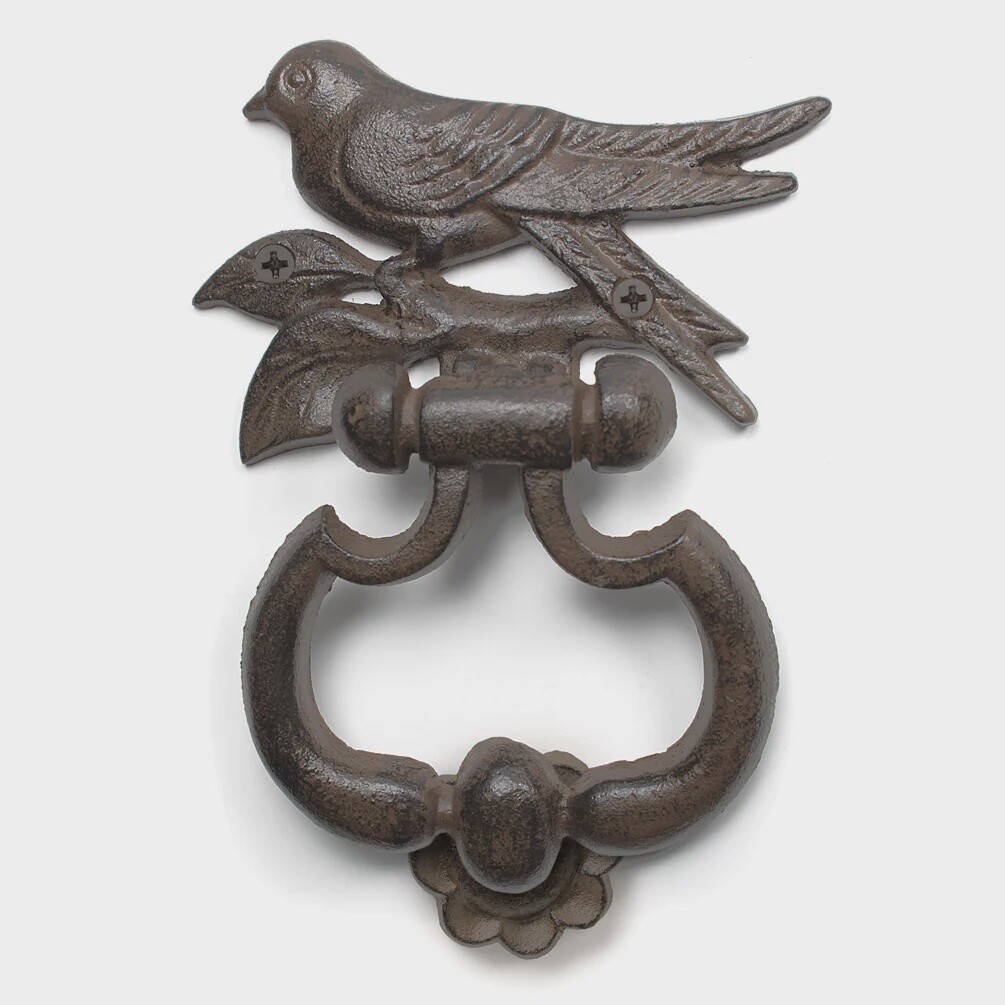 Bird door knocker