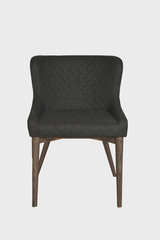 Mila Dining Chair, Colour: Dark Grey