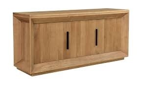 Angled Oak Sideboard