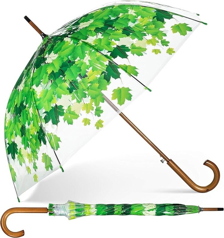 Green leaf umbrella