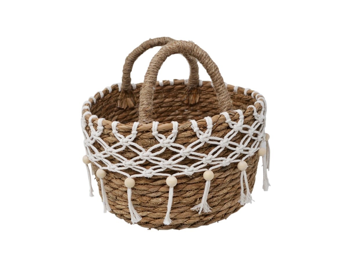 Basket w/Fringe
