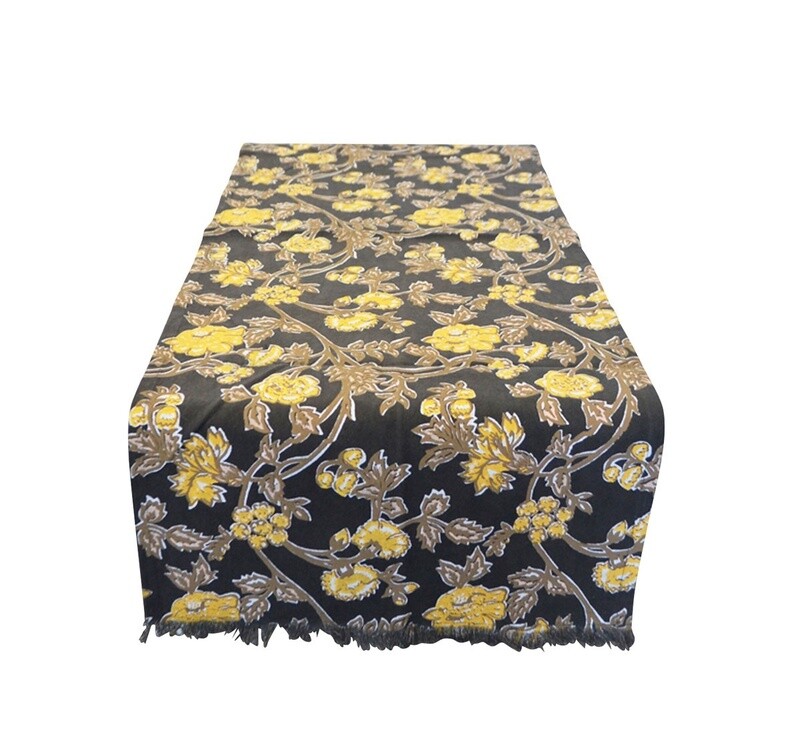 Vintage Floral Table Runner