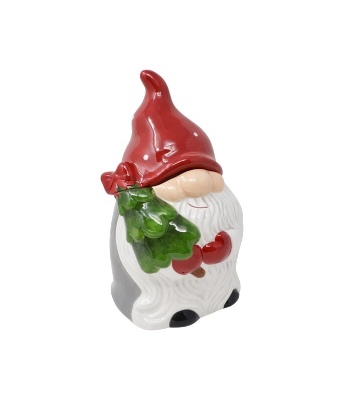 Gnome Christmas Canister/Cookie Jar