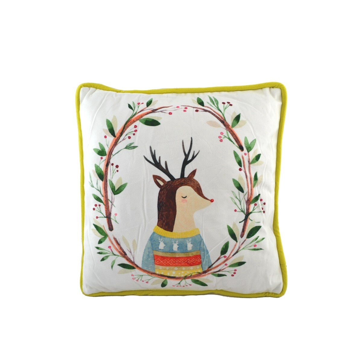 Deer Portrait Pillow