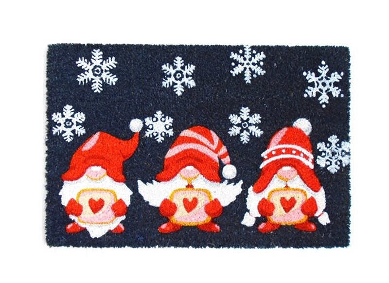 Gnome Christmas Door Mat